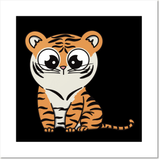 Kawaii Tiger Posters and Art